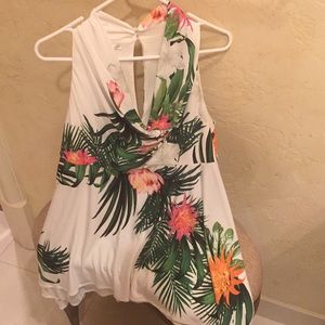 Tropical printed blouse🌴